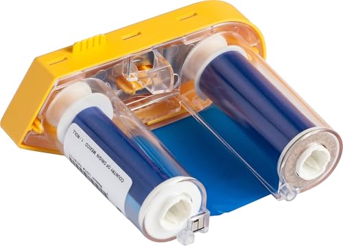 Cinta de resina resistente a arañazos Brady M61-R10010-BL, azul de 75 pies de longitud