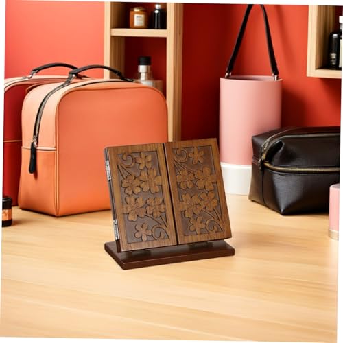 Espejo de Maquillaje Plegable de Madera KICHOUSE miniatura 7