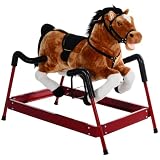 Qaba Spring Rocking Horse Plush