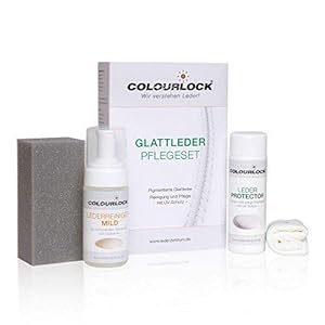 COLOURLOCK Glad leer verzorgingsset Mild met leerbeschermer 150 ml en leerreiniger Mild 125 ml