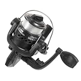 Healifty Powerful Portable Fishing Reel with Line Plastic Metal Construction Lightweight Fishing Gear for Experienced Fishers and Beginners