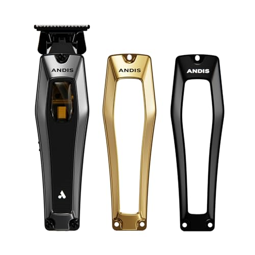 Andis 562703 Recon Professional Barber Vector Motor Beard & Hair Cordless Trimmer, DLC T-Blade, USB-C Charging with Premium Charge Stand, Black