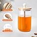 GIVAMEIHF 12oz Glass Honey Jar with Dippers Stick Set,Honey Pot with Dipper and Lid,Honey Containers for Airtight Syrup Dispenser for Home Kitchen