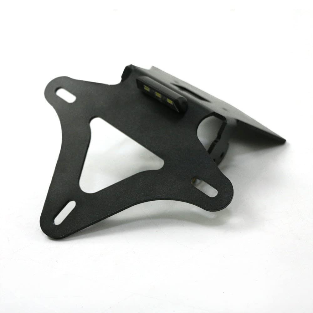 FABROX Support Plaque Immatriculation Moto Pour BMW S1000R S1000RR 2019-2022 - Garde-Boue Arrière Avec Support Clignotant Réglable