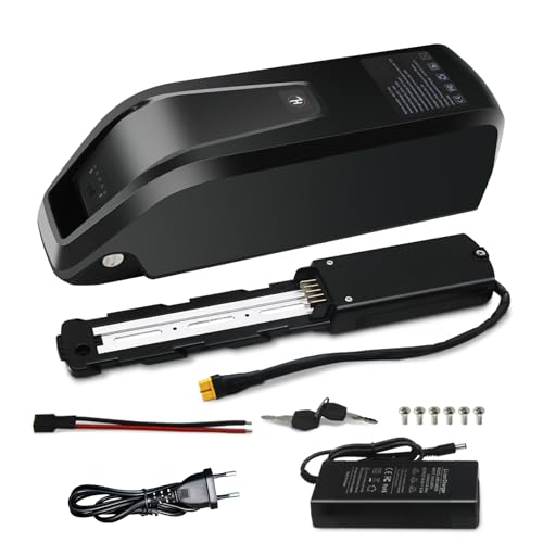 UBETTER 36V Ebike Akku 10AH 15AH 20AH Hailong Ebike Batterie 36V 10AH Elektrofahrrad Lithium-Ionen Akku Fahrrad Batterien mit Ladegerät, 5 Pin Grundplatte für 100W-1000W Motor