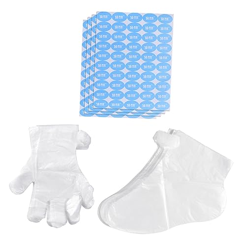 ARTIBETTER 400pcs Disposable Foot Cover Gloves Breathable Pedicure Covers Plastic Foot Covers Waterproof Feet Covers for Sp