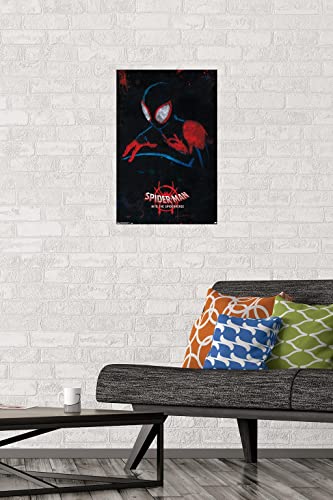 Poster Spider-Man avec support inclus pour installer une affiche Marvel sans cadre