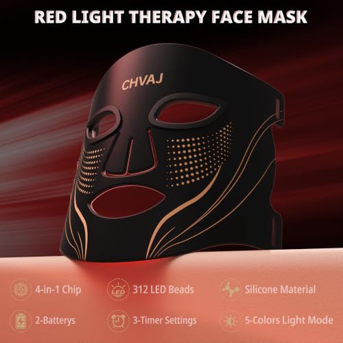 LED Red Light Therapy Mask DROPS TO - image 6
