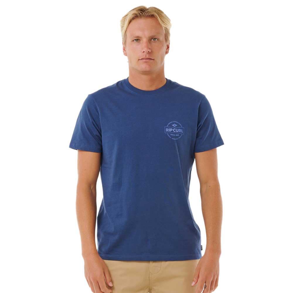Rip Curl Men's Blue Staple Short Sleeve T-Shirt S