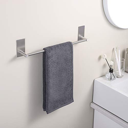 KES Porta Asciugamani Bagno Adesivo 40CM Porta