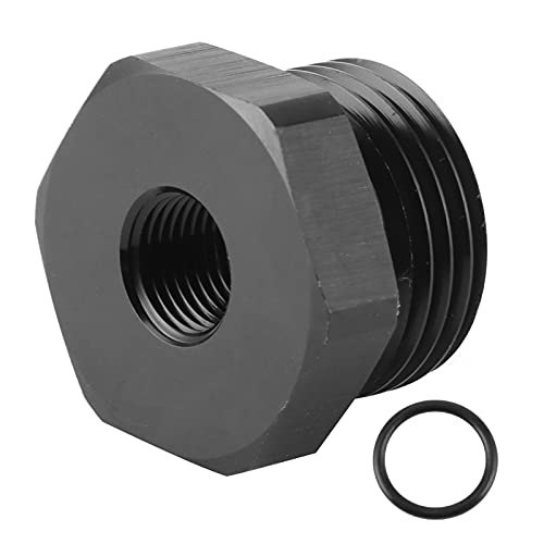 Tapón AN-10 ORB macho aluminio rosca recta junta NBR 2