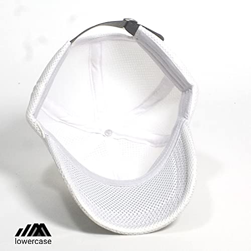 Image of lowercase Polyester Full Net /Full Air Mesh Baseball Cap with Curved Visor for Men & Women Free Size and Adjustable Strap