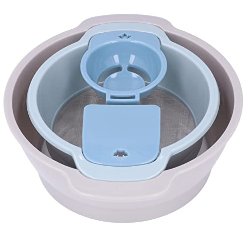 TOPINCN 4Pcs Lab Sieves, 3.5in Deep Tray, Stackable Design Trimming Tray with Mesh, Lightweight Kitchen Baking Tools PP Pollen Sieve Set for Kitchen