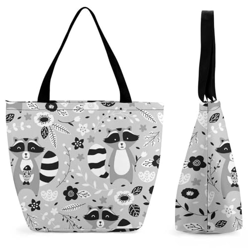 Sac à main ratons laveurs de dessin animé le plaisir d'un style unique pour vos voyages