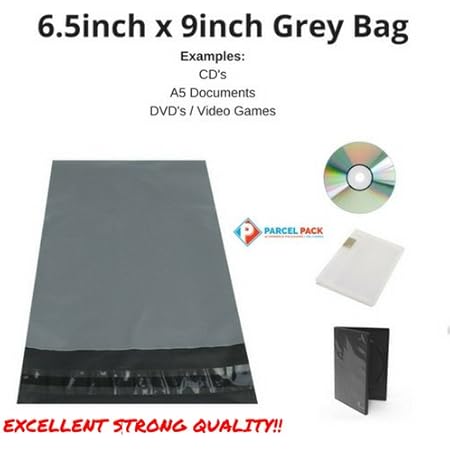 4 5 X 7 Grey Mailing Bags 500 Bags Strong Cheap Mail Poly Post Bag Excellent Quality Amazon Co Uk Office Products