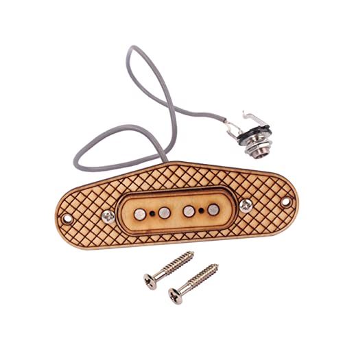 Vaguelly 4 ギター ピックアップ ベース ピックアップ アコースティック ギター パーツ ハムバッカー