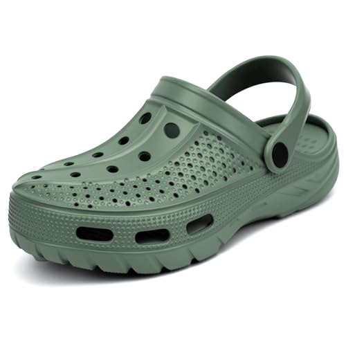 Image of INMINPIN Mens Womens Garden Clogs Shoes Beach Slippers Pool Water Sandals with Comfortable Arch Support Insole