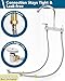 [10-Pack] 24 Inch Faucet Supply Line, Solid Brass Connectors, 1/2