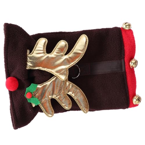 Disfraz de perro navideño Toddmomy color café mediano
