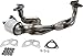 Evan Fischer REPS960315 Catalytic Converter for 06-11 Impreza/Outback 06-10 Forester Front, Silver
