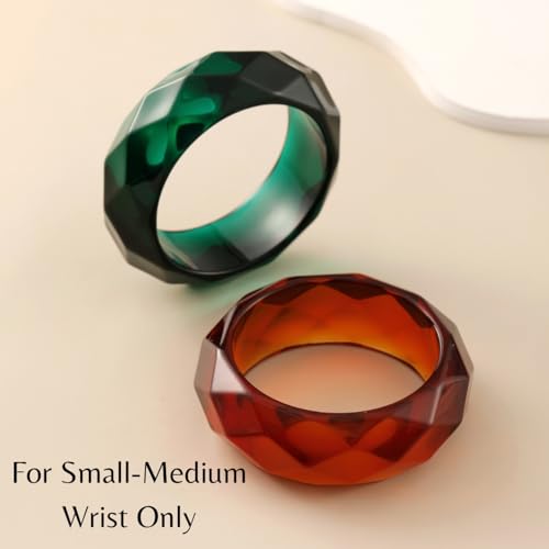Bracelet jonc à facettes léger pour éviter les bijoux lourds et ternes - 5