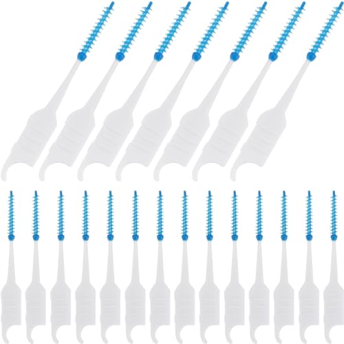 Veemoon Cepillo Interdental Doble Cabeza 200 Piezas Cepillos de Hilo Dental para Limpieza Bucal Efectiva Herramientas para Cuidado Bucal Uso Familiar Interdental Profesional