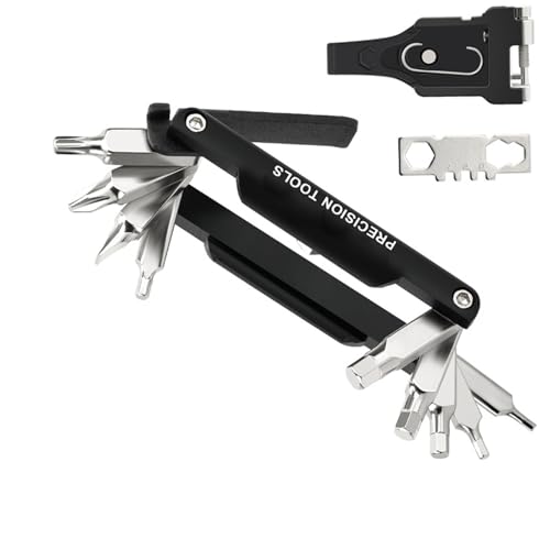 Herramienta versátil de mantenimiento de ciclismo, juego de llaves profesionales de reparación de bicicletas para ciclistas de viaje, herramienta de bicicletas de tipo pesado