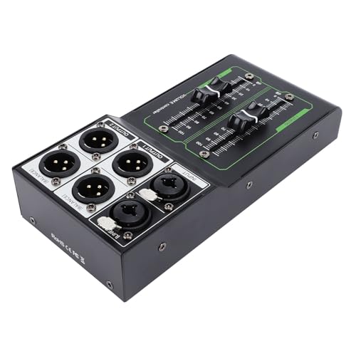 Controlador de Volumen Pasivo Focket, Ajustador de Nivel de Sonido con Diseño de Aleación de Aluminio de Bajo Ruido para Sistemas de Audio de Estudio y Hogar miniatura 4