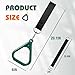 LadyRosian Trapeze Bar Swing Monkey Bars Hanging Ninja Rings Warrior Slackline Obstacle Course Kits for Kid Playground Equipment Accessories (Green)