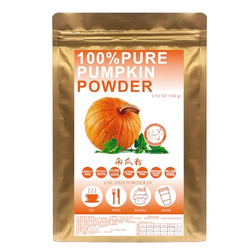 Plant Gift 100% Puro Polvo de Calabaza 南瓜粉, Para Repostería 100g/3.25oz