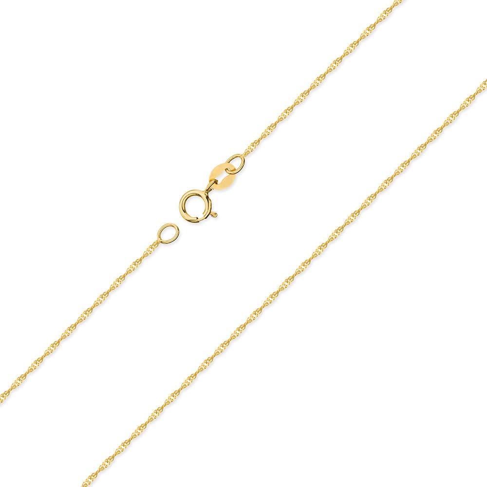 MARKO Armband Damen 375 Gold 17-19 cm Echtgold - Feines Goldarmband 9 Karat Damen Schmuck - Zartes Armband Gold Damen Elegant - Geschenk für Frauen