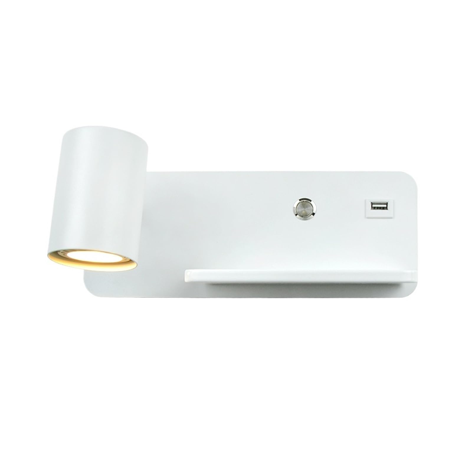 GDBAGKDQK Indoor LED Wall Lamp USB Wireless Charging Light for Home Bedroom Bedside Nordic Sconce 5W Bulb Lights Warm White Bright Lights