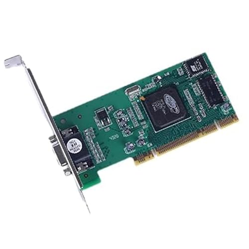 Image of ATEVON PCI VGA Graphics Card for Desktop PC - Legacy Video Display Adapter - Dual Monitor Support, High-Resolution Output, Plug & Play Installation
