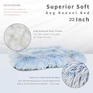 Nononfish Puppy Crate Bed Washable Small for Small Dogs Non Chewable Material Xs 22 Inch Plush Washable Crate Mat for Cages Sofa Protect Cucciolini Doodles Nononfish puppy crate bed washable small for small dogs non chewable material xs 22 inch plush washable crate mat for cages sofa protect cucciolini doodles