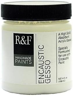 R & F Handmade Paints Encaustic Gesso 4 oz. [PACK OF 3 ]
