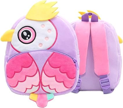 Image of Delicado Kids Backpack, Toddler Kids Backpack Plush children Nursery /Pre School /Picnic /Travelling Bag for Baby Girl Boy Age (2-5 Years)