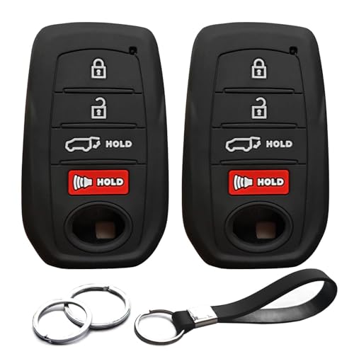 Coque pour clé Toyota compatible Sequoia et Mirai : étui protecteur antichoc 4 boutons
