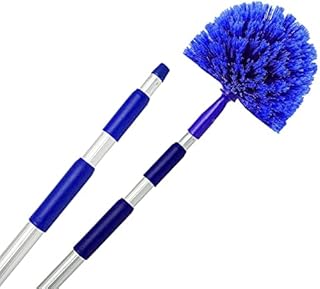 Cobweb Duster, Extendable Reach 20 feet, Ceiling Fan Duster | 3-Stage Aluminum Telescoping