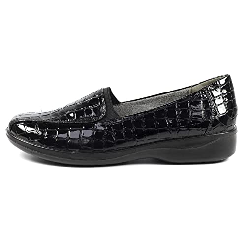 Chaussure de robe d'uniforme femme Lunar Nieve élégante en noir