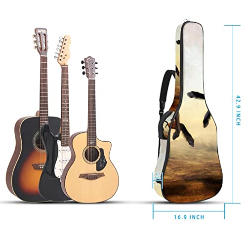 Hondank Housse imperméable pour guitare acoustique avec double bandoulière et poche Motif tournesol d’été, Multicolore… - Les Beatles, Paul McCartney, John Lennon, RIngo Starr, George Harrison Hondank Housse imperméable pour guitare acoustique avec double bandoulière et poche Motif tournesol d'été, Multicolore… – Image 6