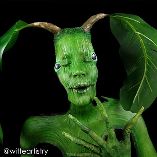Image of Mehron Makeup CreamBlend Stick | Face Paint, Body Paint, & Foundation Cream Makeup | Perfect for Halloween .75 oz (21 g) (Green) | Made in the USA