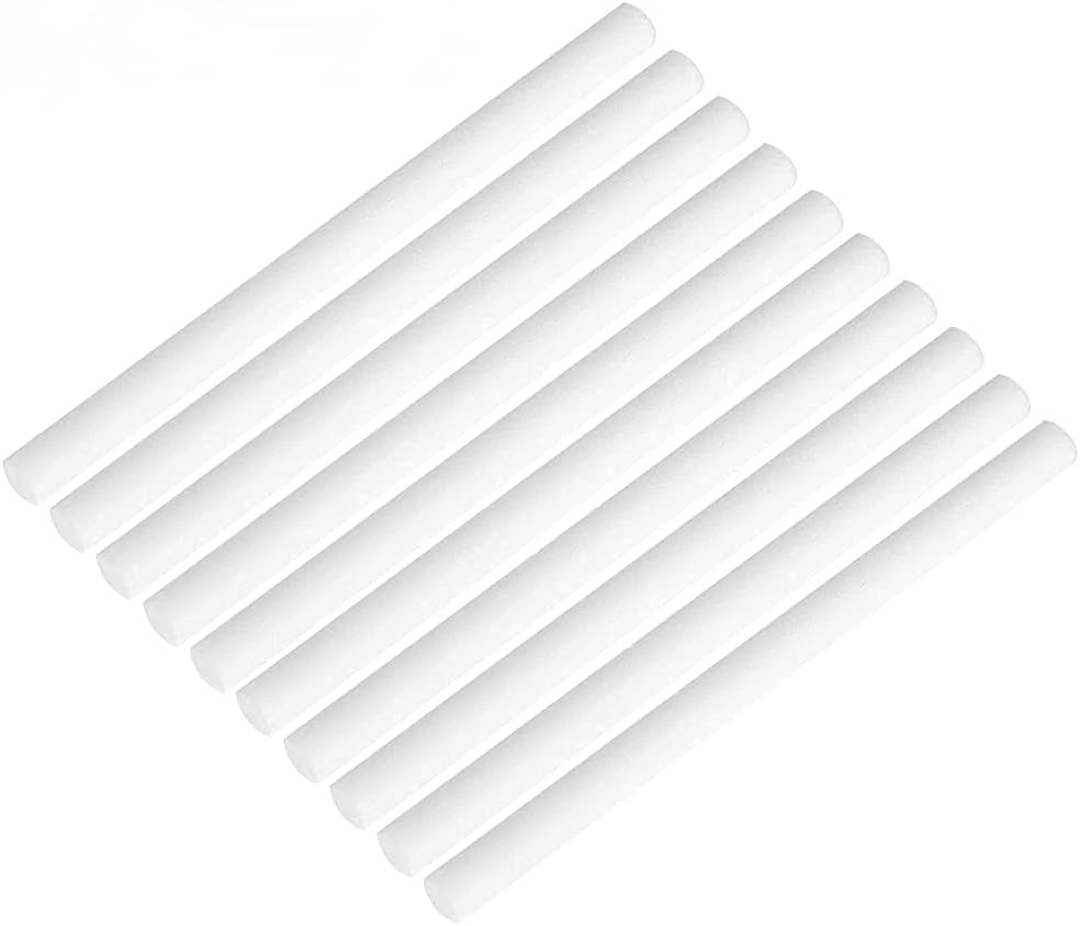10Pcs Humidifier Sticks, Cotton Filter Refills Humidifier Replacement Wicks for Mini Portable Personal USB Powered Humidifiers in Office Bedroom