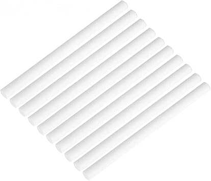 10Pcs Humidifier Sticks, Cotton Filter Refills Humidifier Replacement Wicks for Mini Portable Personal USB Powered Humidifiers in Office Bedroom