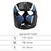 QSTDGVPW Boxing Headgear Forehead and Ear Protection Padded Thickened Ventilated Full Face Protection for Kids Adults MMA Sparring, Blue, M