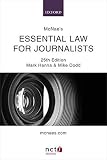 Mcnae's Essential Law for Journalists