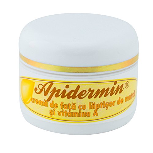 Apidermin - Crema hidratante facial con jalea real y vitamina A – piel seca, cansada y con arrugas