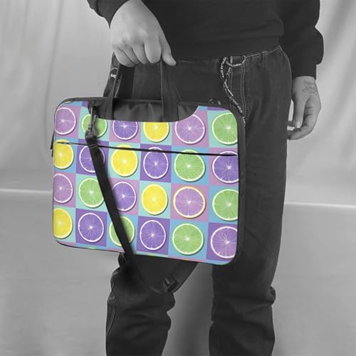 Maletín geométrico impermeable para laptop 14'' miniatura 2