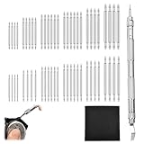 Funver 58 Pcs Montre Barre à Ressort Outil, Kit de Réparation, Attache Bracelet Montre(16 26mm) pour Changer Les Bracelets