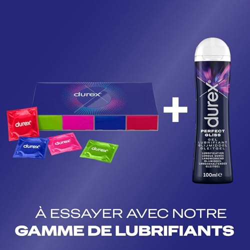 Préservatifs Durex Surprise Me boîte de 40 assortiments stimulants