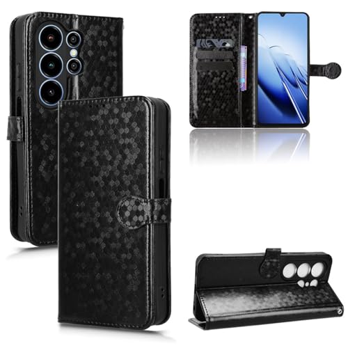 Blackview WAVE 10 �p �P�[�X �蒠�^ PU���U�[�g�уJ�o�[ ���z�^ �ϏՌ� �ϖ��C �S�ʕی� �}�O�l�b�g�� �J�[�h���[ �X�^���h�@�\�A�u���b�N